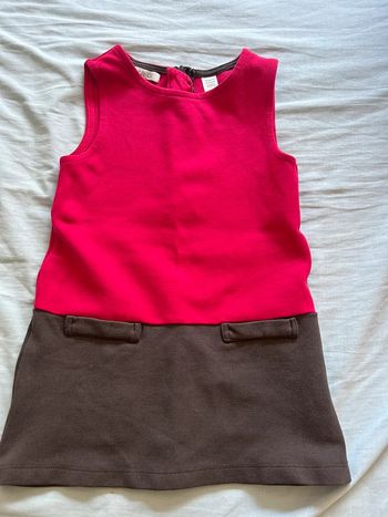 Robe okaidi 3 ans / robe chasuble trapèze style courrege