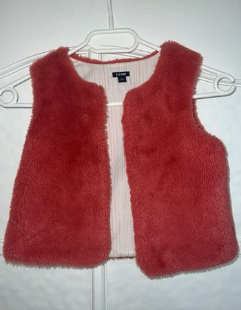 Gilet en fourrure 4 ans