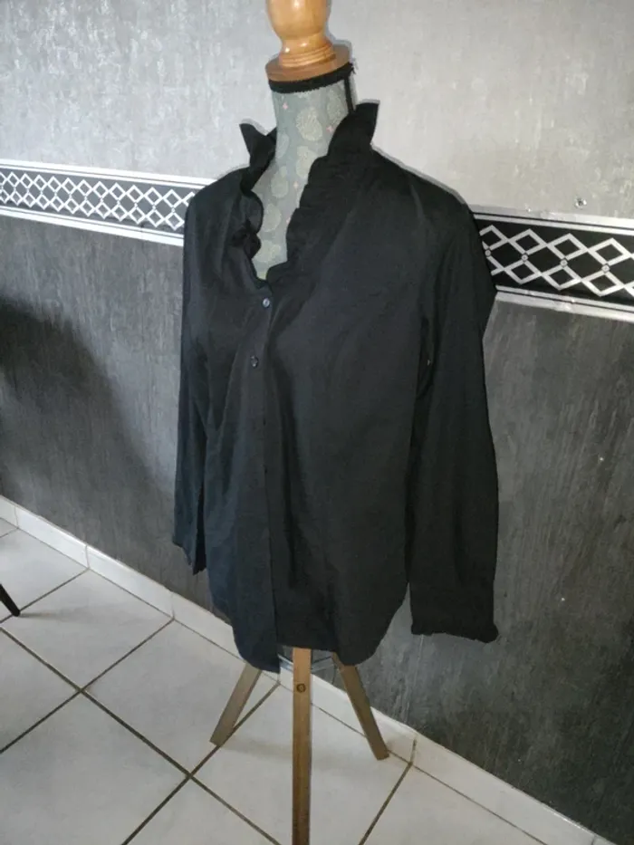 Chemise noir manche longue taille 38 - photo numéro 4