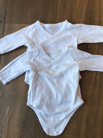 Lot de deux bodies 1mois