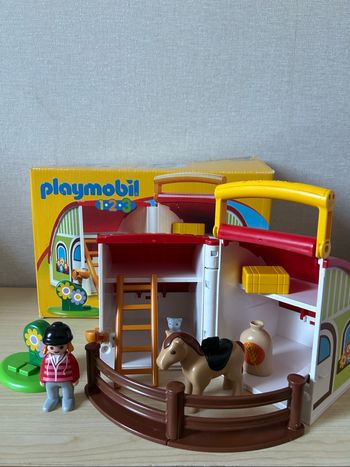 Playmobil 1.2.3, centre équestre 70180