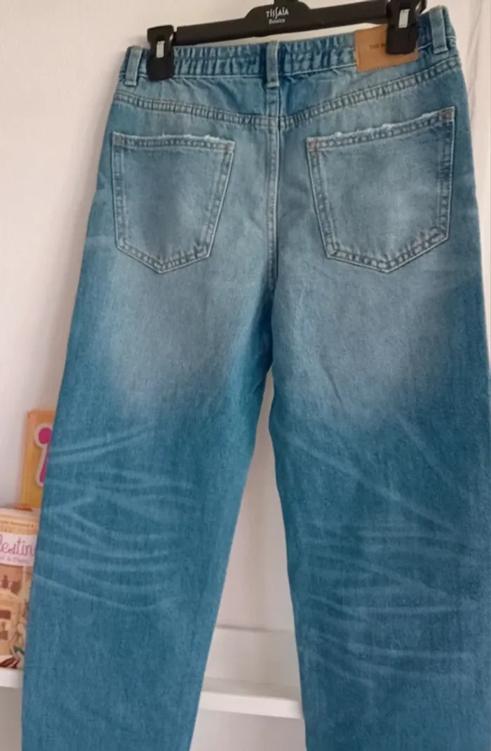 Jean mom fit 13/14ans Zara 💙🌼 - photo numéro 4