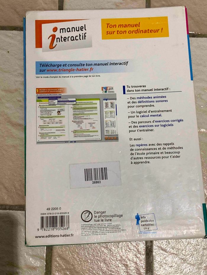 Triangle Mathématiques 6e - photo numéro 2