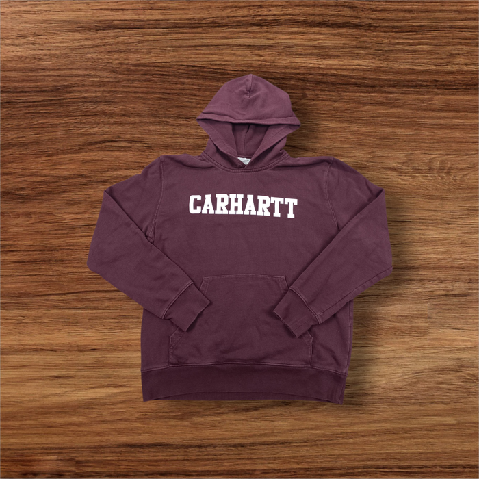 Sweat à capuche Bordeaux Carhartt Logo brodé  -  Taille L   - Très bon état