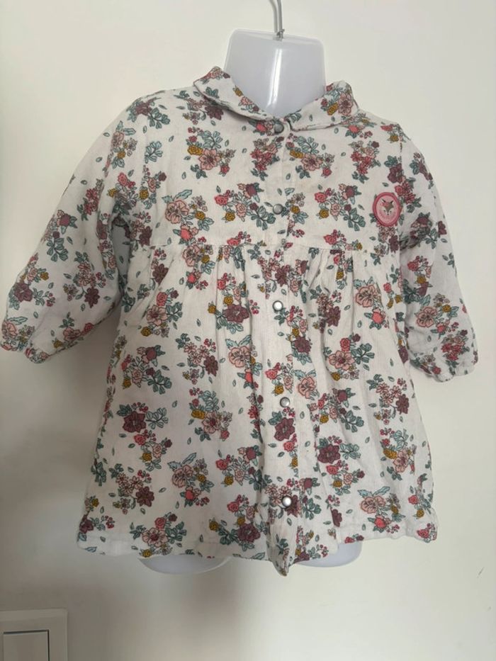 Jolie Robe à Fleurs - Marque Mot d’Enfant - Taille 18 Mois