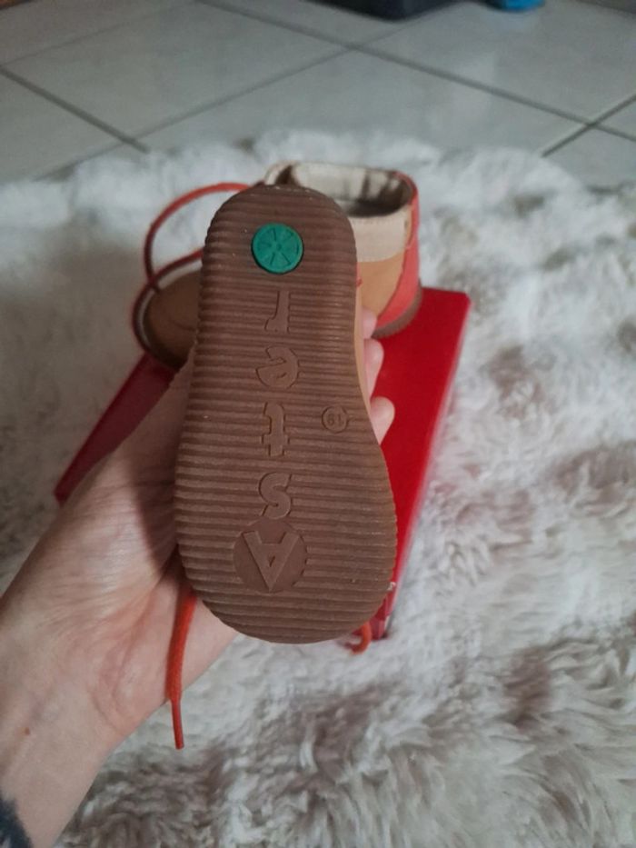đ¶ Chaussures bĂ©bĂ© Aster â premiers pas đ¶ t19 #CHAUGA-007 - photo numĂ©ro 3