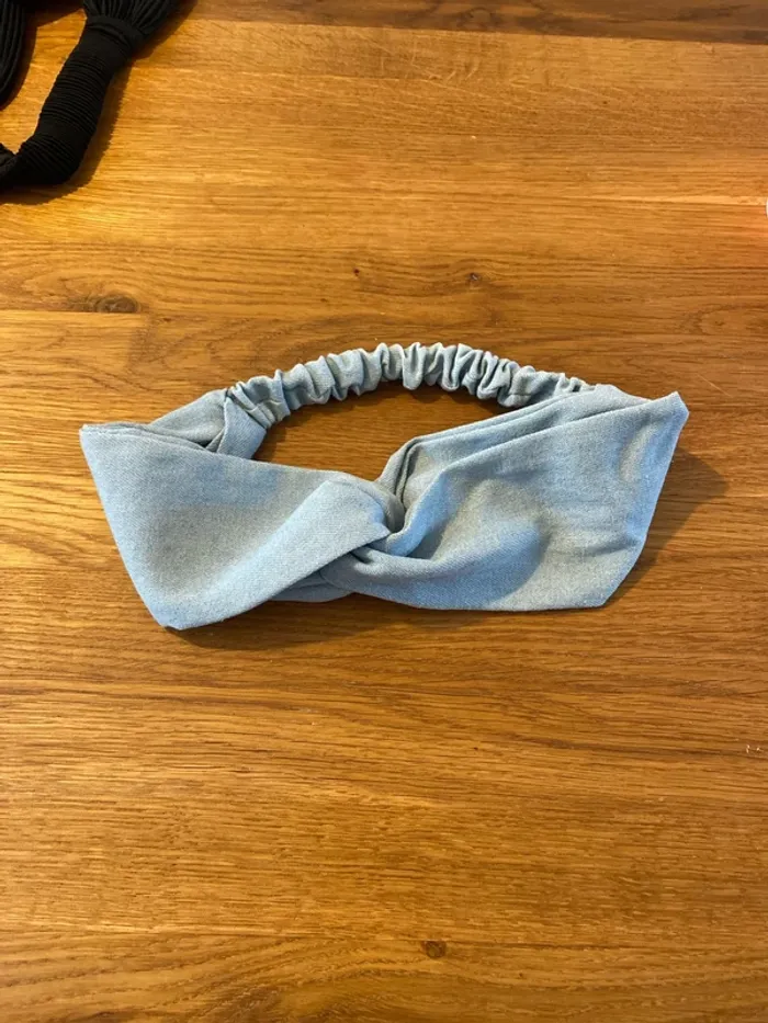 Bandeau jean bleu clair
