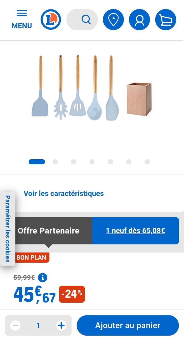 Set d'ustensiles de cuisine - photo numéro 2