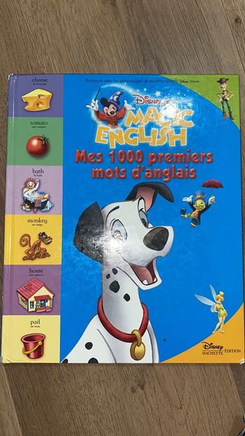 Livre imagier Mes 1000 premiers mots en anglais Magic english