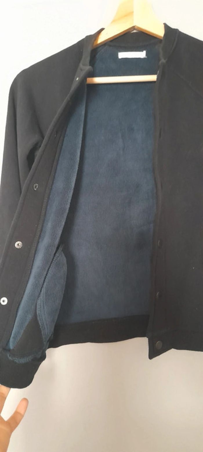 Veste teddy noir - photo numéro 6