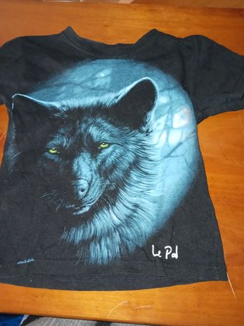 Tee-shirt 4 ans loup
