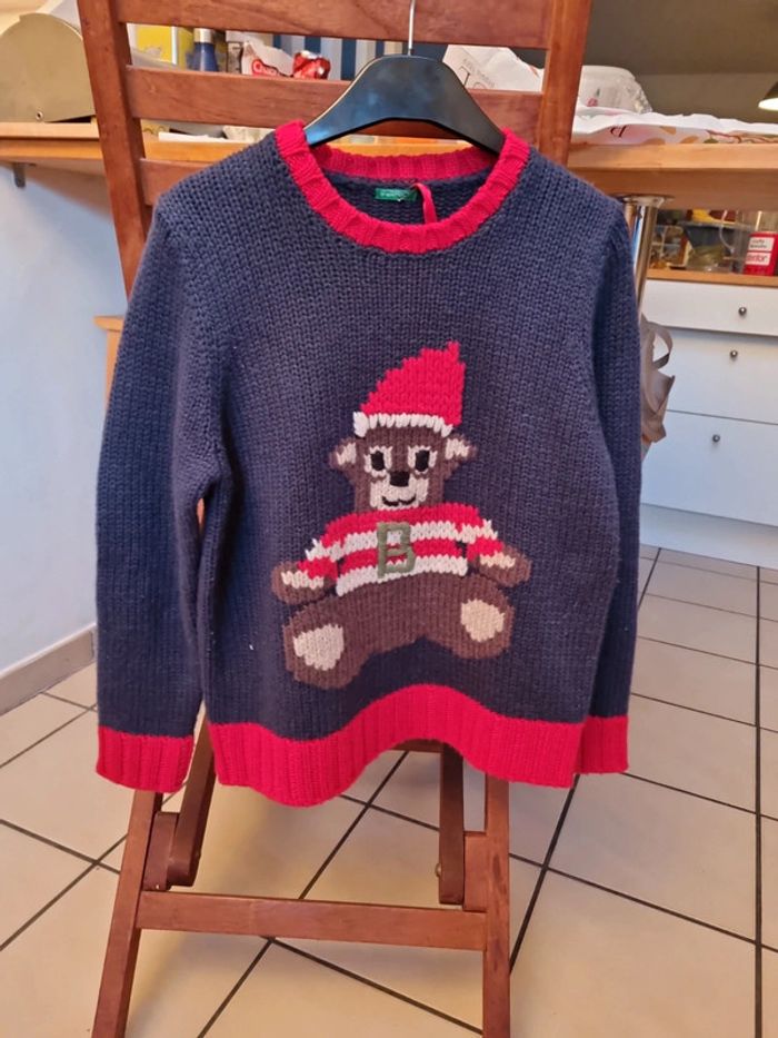 Pull Benetton chaud avec laine 12 ans