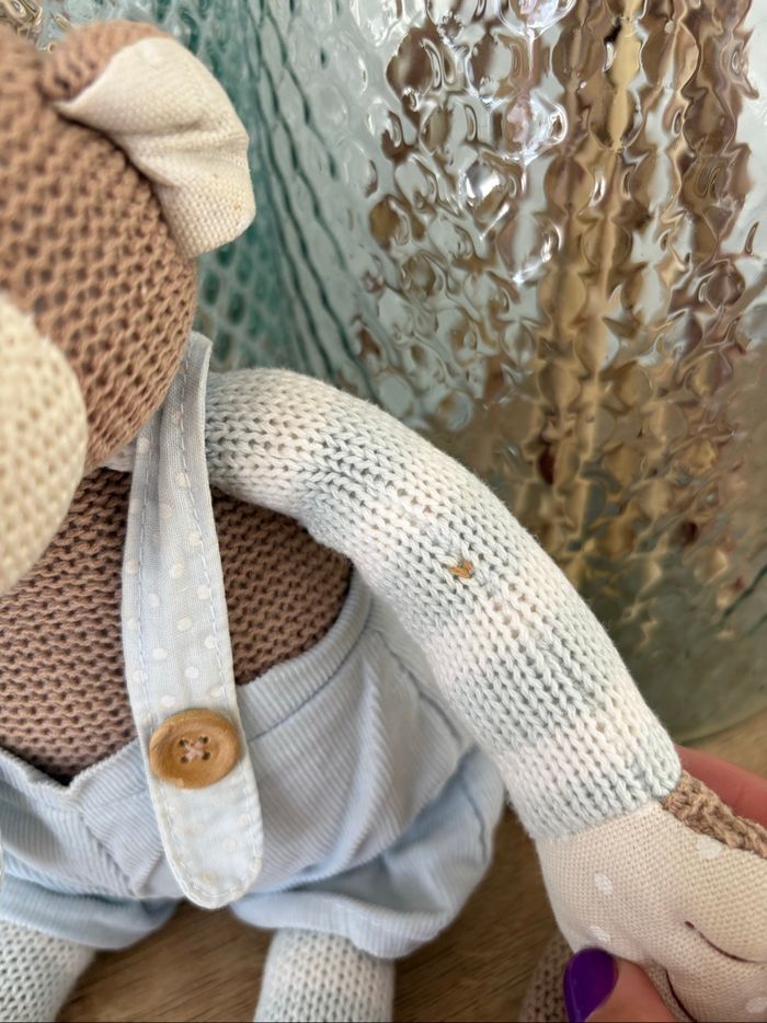 Peluche singe au crochet - photo numéro 3