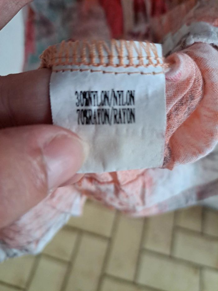 Blouse manche courte ton rose M soggo paris - photo numéro 7