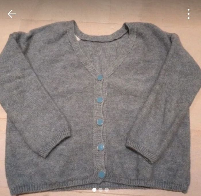 Cardigan Promod réversible promod bleu