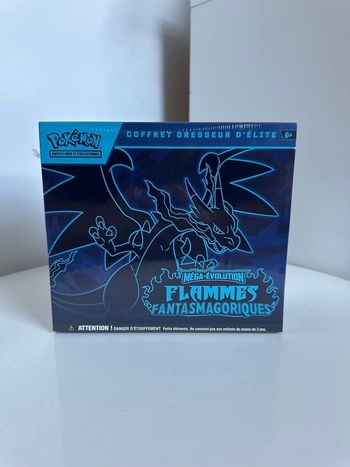 Pokémon : ETB ME02 - Coffret Dresseur Flammes Fantasmagoriques avec mini défaut de scellage - Neuf & Scellé