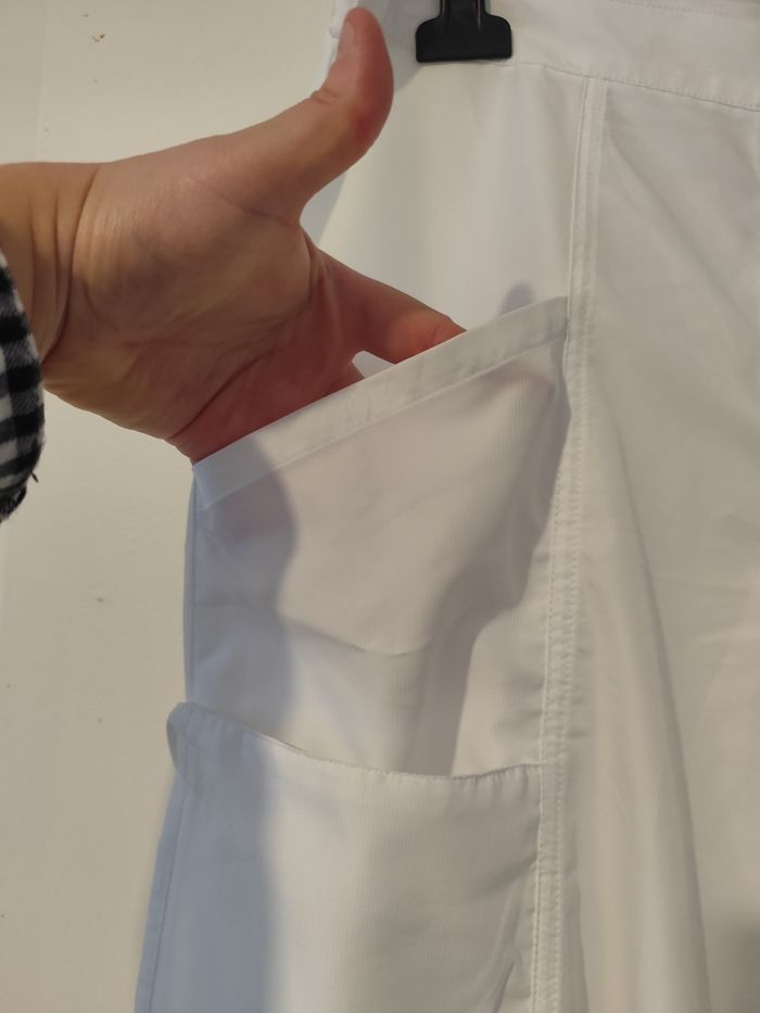 Pantalon blanc cargo taille 42 Domyos Decathlon - photo numéro 5