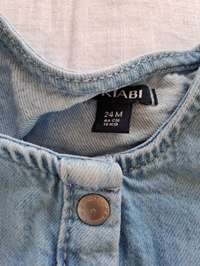 Robe en jean kiabi 24 mois - photo numéro 3