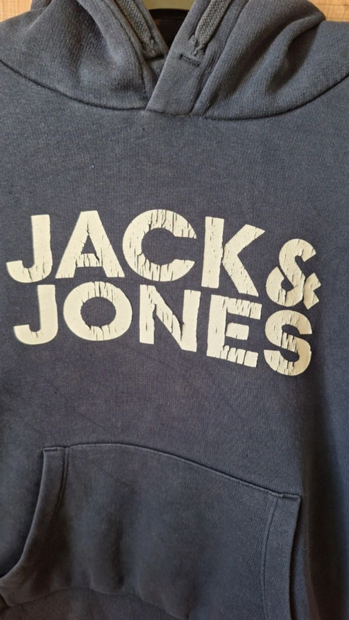Sweat à capuche garçon Jack & Jones 12 ans - photo numéro 2