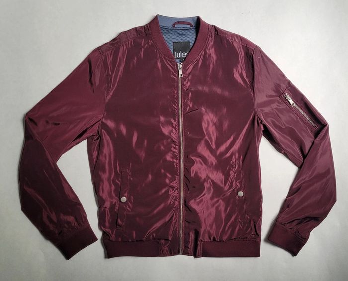 Bombers JULES rouge bordeaux taille S en excellent état
