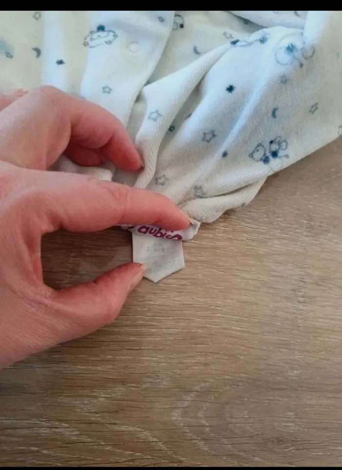 Pyjama velours garçon 3 mois - photo numéro 5