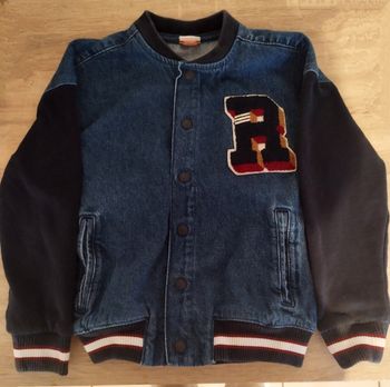Blouson en jean Tape à l'oeil style bombers T 10 ans/140cm