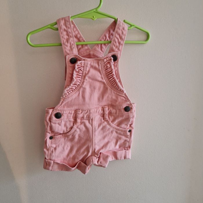 3 mois salopette short rose