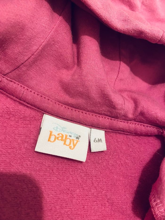 Gilet rose zippé Minnie – Bébé fille 6 mois – Très bon état - photo numéro 2