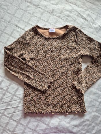 Tee-shirt à manches longues 8 ans léopard