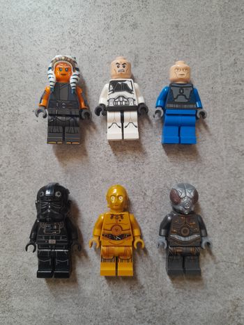 Lot de 6 minifigurines LEGO Star Wars