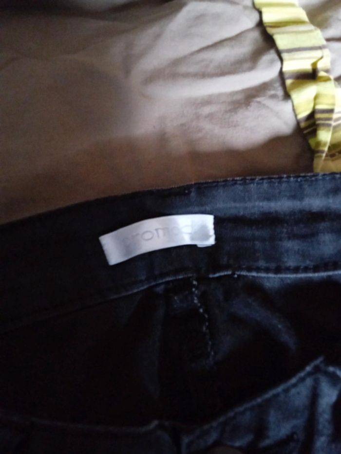 Jeans Promod taille 42 couleur gris noir - photo numéro 4
