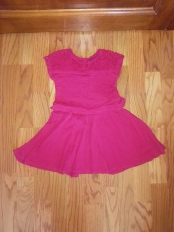 Robe été 2 ans gaz de coton