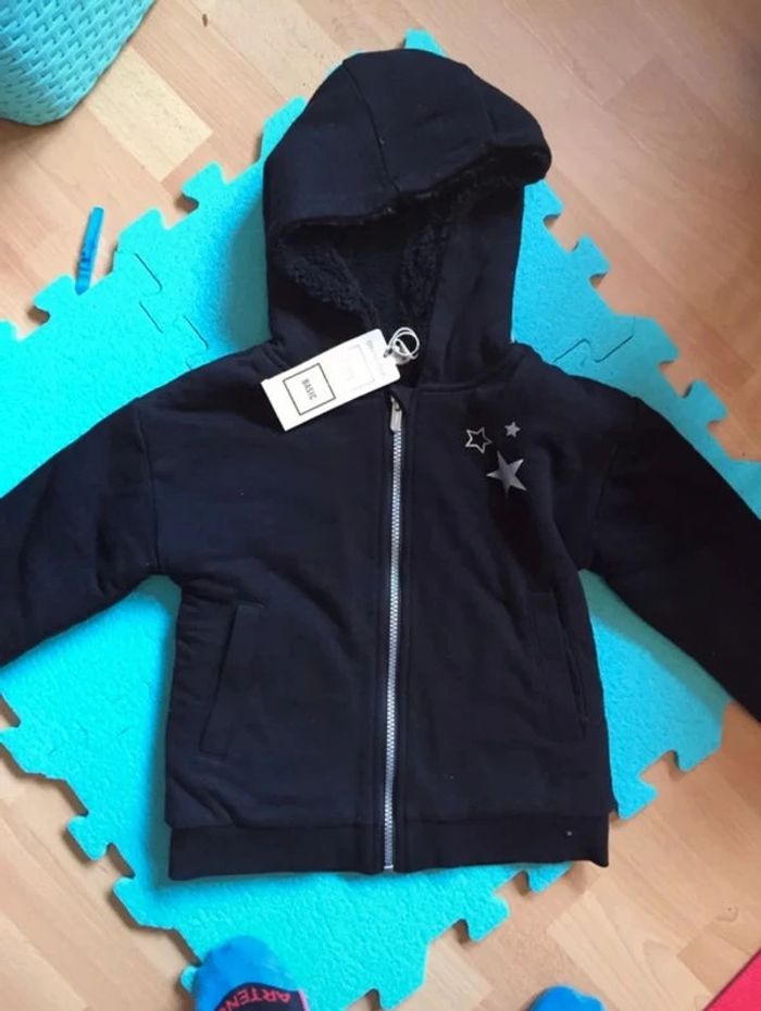Gilet Orchestra Taille 8 ans entièrement doublé sherpa