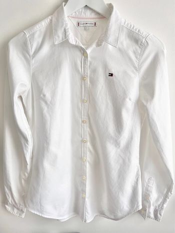 Chemise blanche Tommy Hilfiger en 100% coton taille 4 US / 34 FR