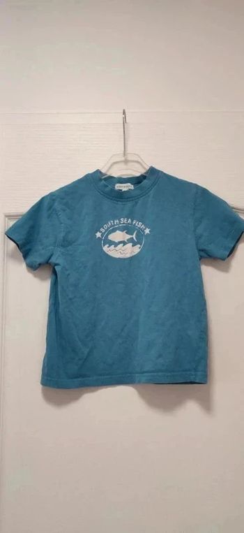 T-shirt mc bleu Vertbaudet 5 ans