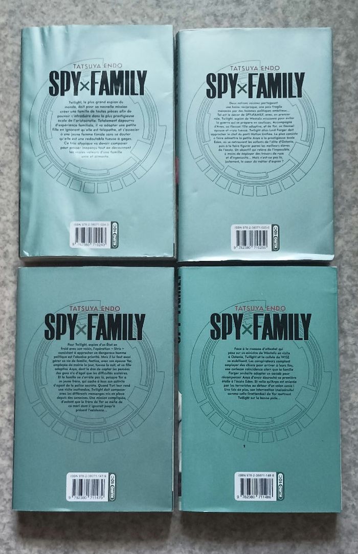 Mangas - Spy x Family - Tomes 1 à 4 - photo numéro 2