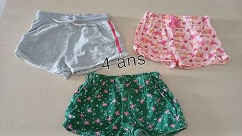 Lot 3 shorts fille