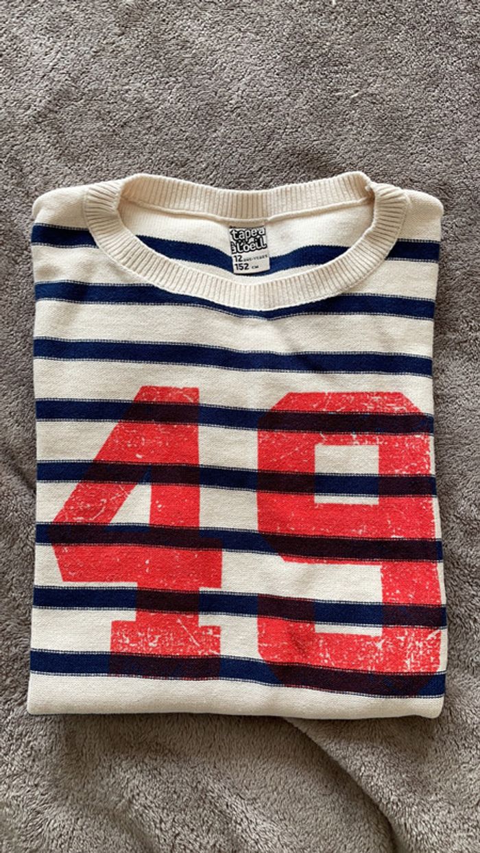 Pull Tape à l'œil léger 12 ans
