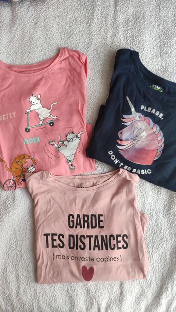Lot de 3 Tshirt manches longues Kiabi 4 ans