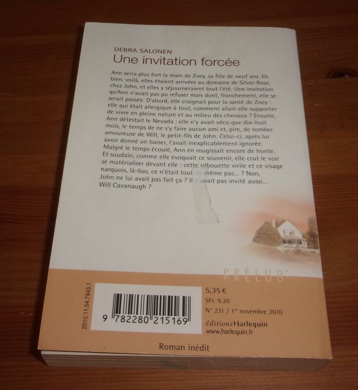 Roman de Debra salonen Une invitation forcée - photo numéro 2