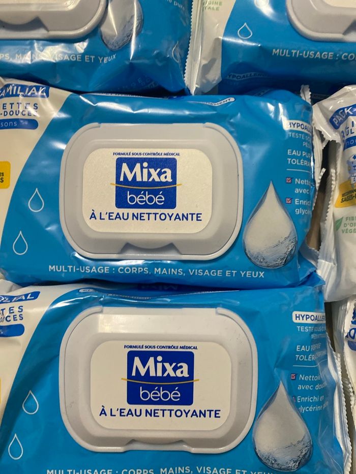 Lingettes mixa bébé
