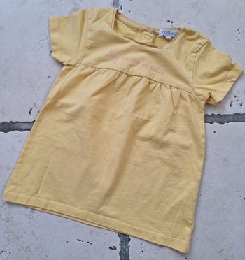 T-shirt été fille In Extenso message - 2 ans