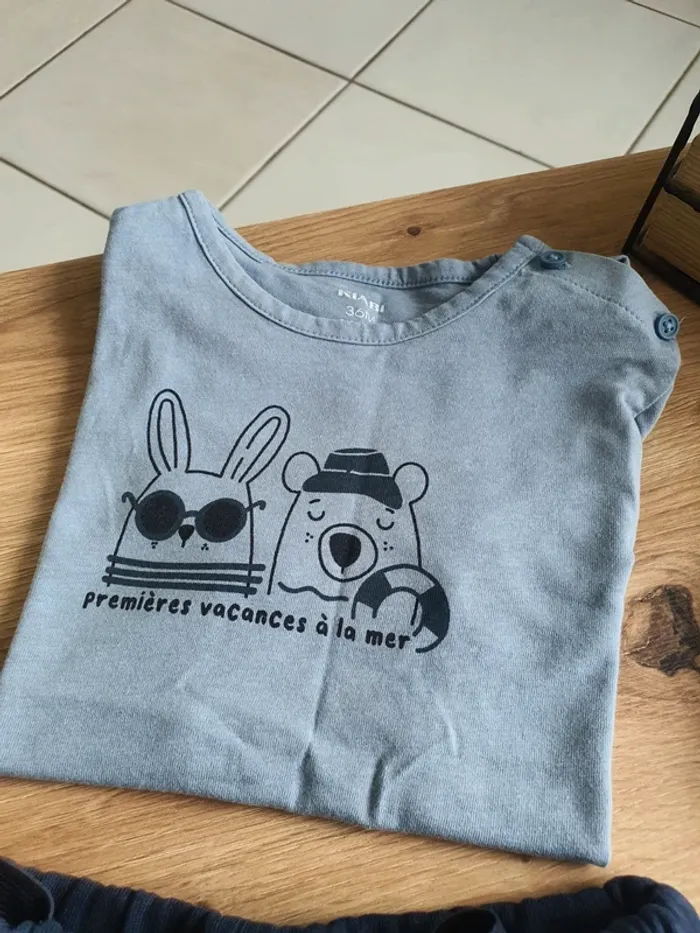 Ensemble 3 pièces garçon 👦 Taille 36 mois en très bon état - photo numéro 3