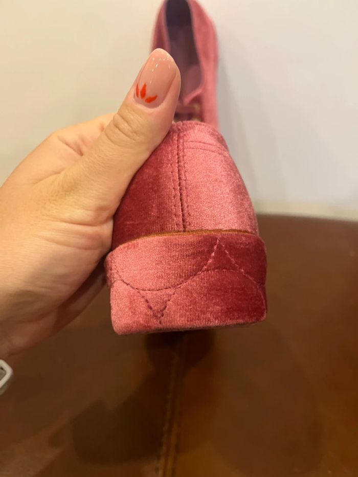 Basket Superga velour compensées - photo numéro 4