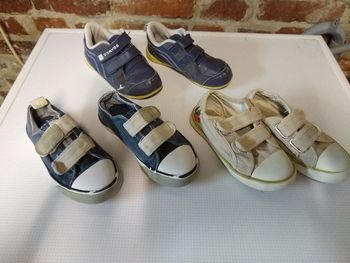 lot 3 paires baskets 26