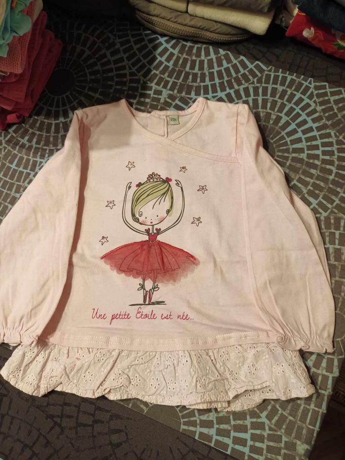 tee shirt fille 24 mois plus