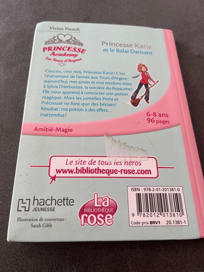 Livre bibliothèque rose princesse katie tome 8 - photo numéro 3