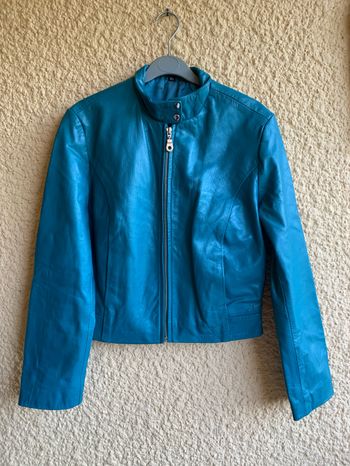 Blouson en cuir de chèvre taille 40