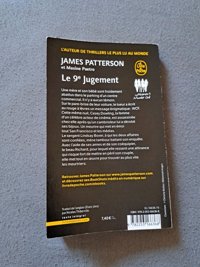 Le 9e jugement de James Patterson - photo numéro 2