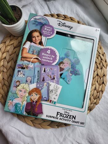 Livre coffre secrets loisirs créatifs reine des neiges